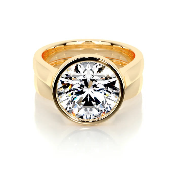 4 CT Brilliant Round Solitaire Diamond Ring