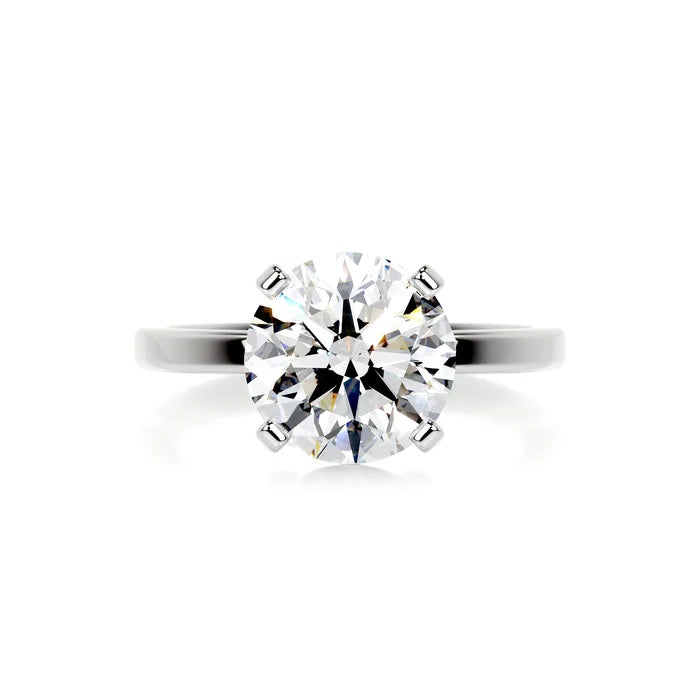 3 CT Brilliant Round Solitaire Diamond Ring
