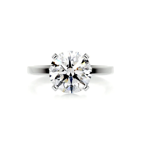 3 CT Brilliant Round Solitaire Diamond Ring