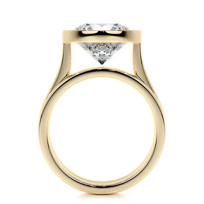 4 CT Brilliant Round Solitaire Diamond Ring