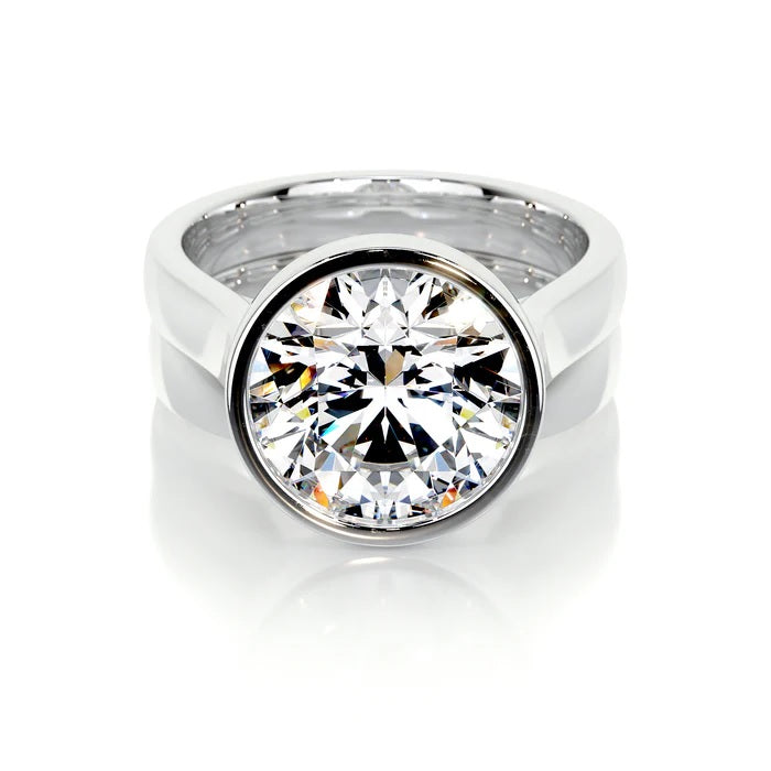 4 CT Brilliant Round Solitaire Diamond Ring