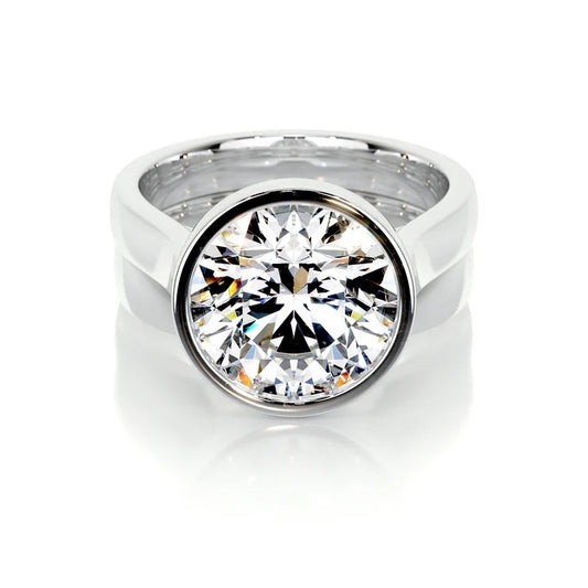 4 CT Brilliant Round Solitaire Diamond Ring
