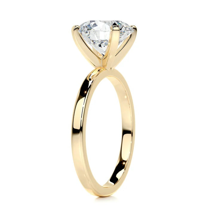 3 CT Brilliant Round Solitaire Diamond Ring