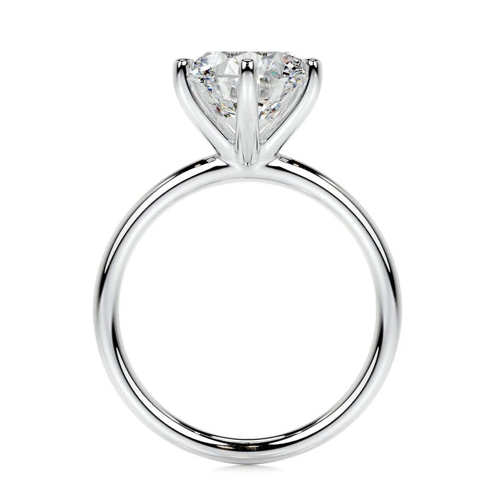 2CT Brilliant Round Solitaire Diamond Ring