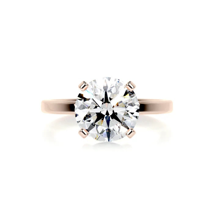 3 CT Brilliant Round Solitaire Diamond Ring