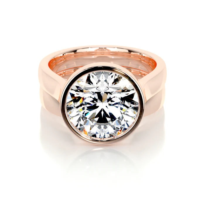 4 CT Brilliant Round Solitaire Diamond Ring