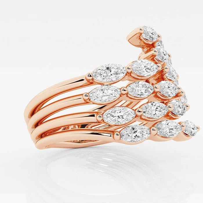 1.75 CT Marquise Diamond Ring