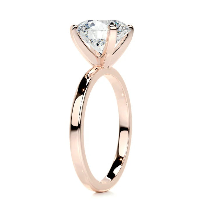 3 CT Brilliant Round Solitaire Diamond Ring