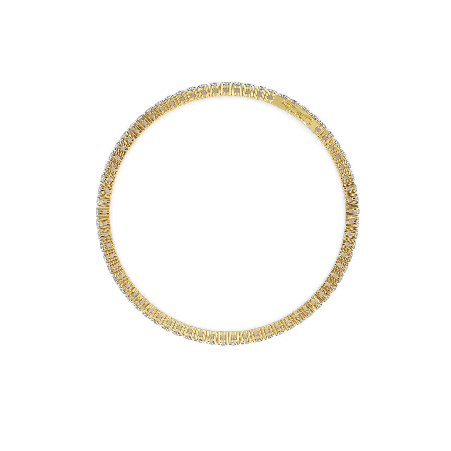 3Cts Brilliant Round Diamond Tennis Bracelet