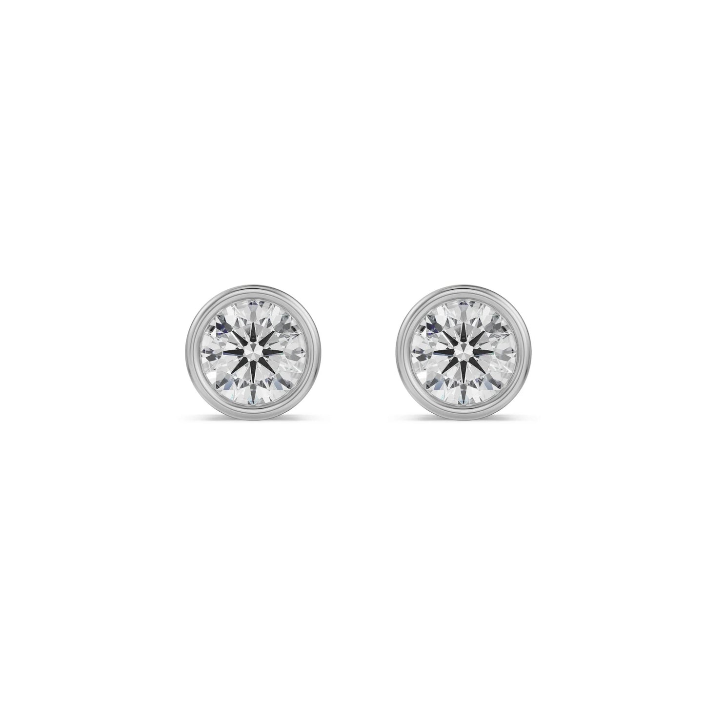 1 CT Brilliant Round Diamond Stud Earrings