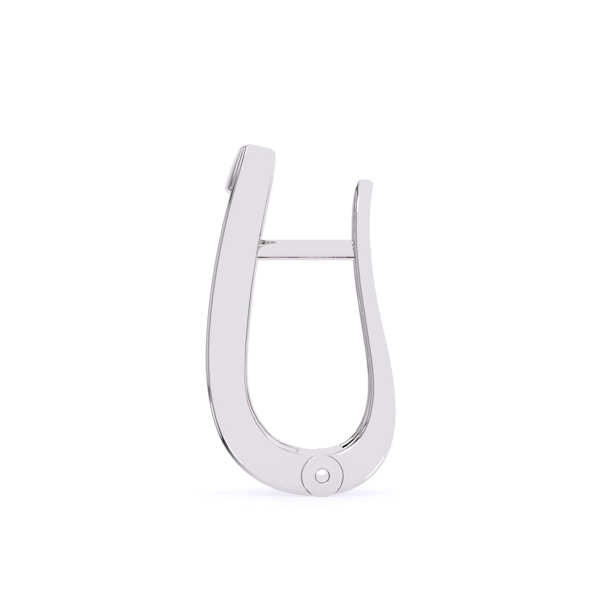 1 CT Round Diamond Hoops Earrings