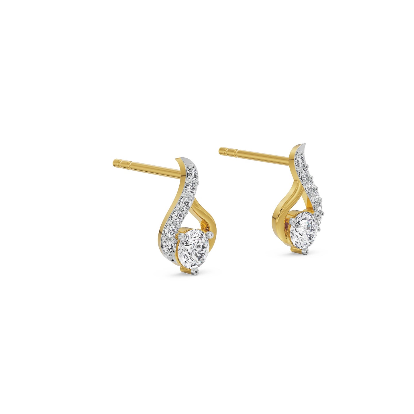 Classic Diamond Stud Earrings