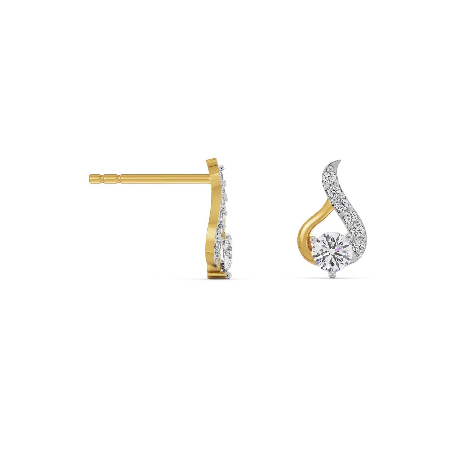 Classic Diamond Stud Earrings