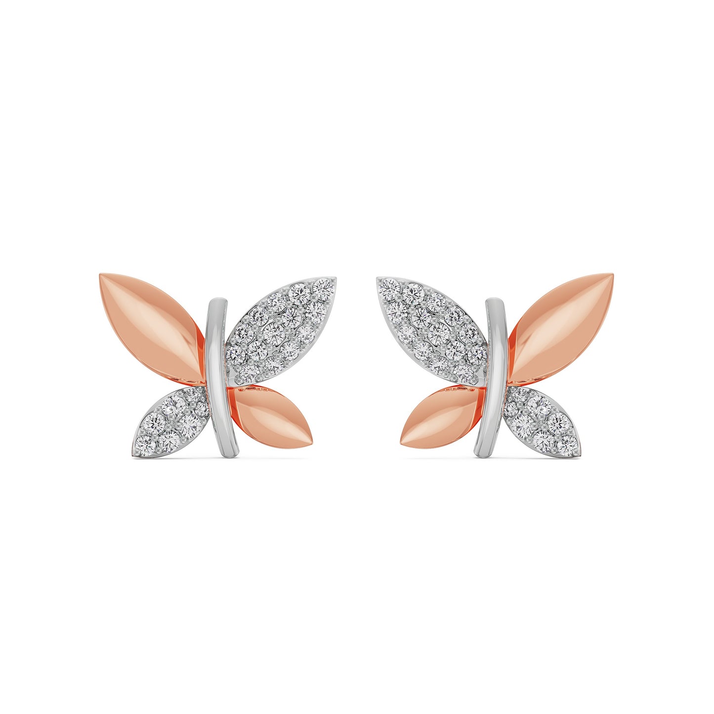 Wing Wonder Diamond Stud Earrings