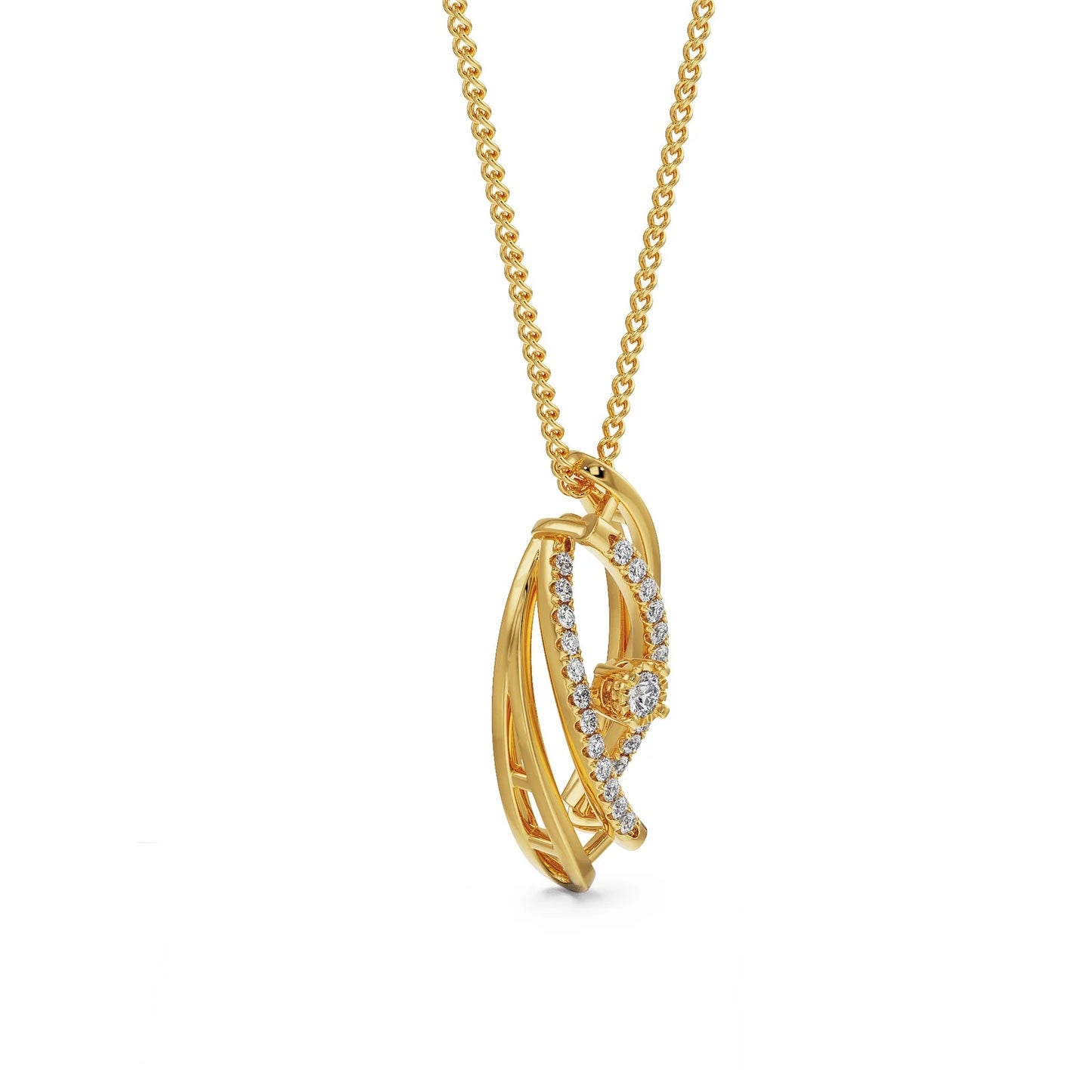 Classic Evil Eye Diamond Necklace
