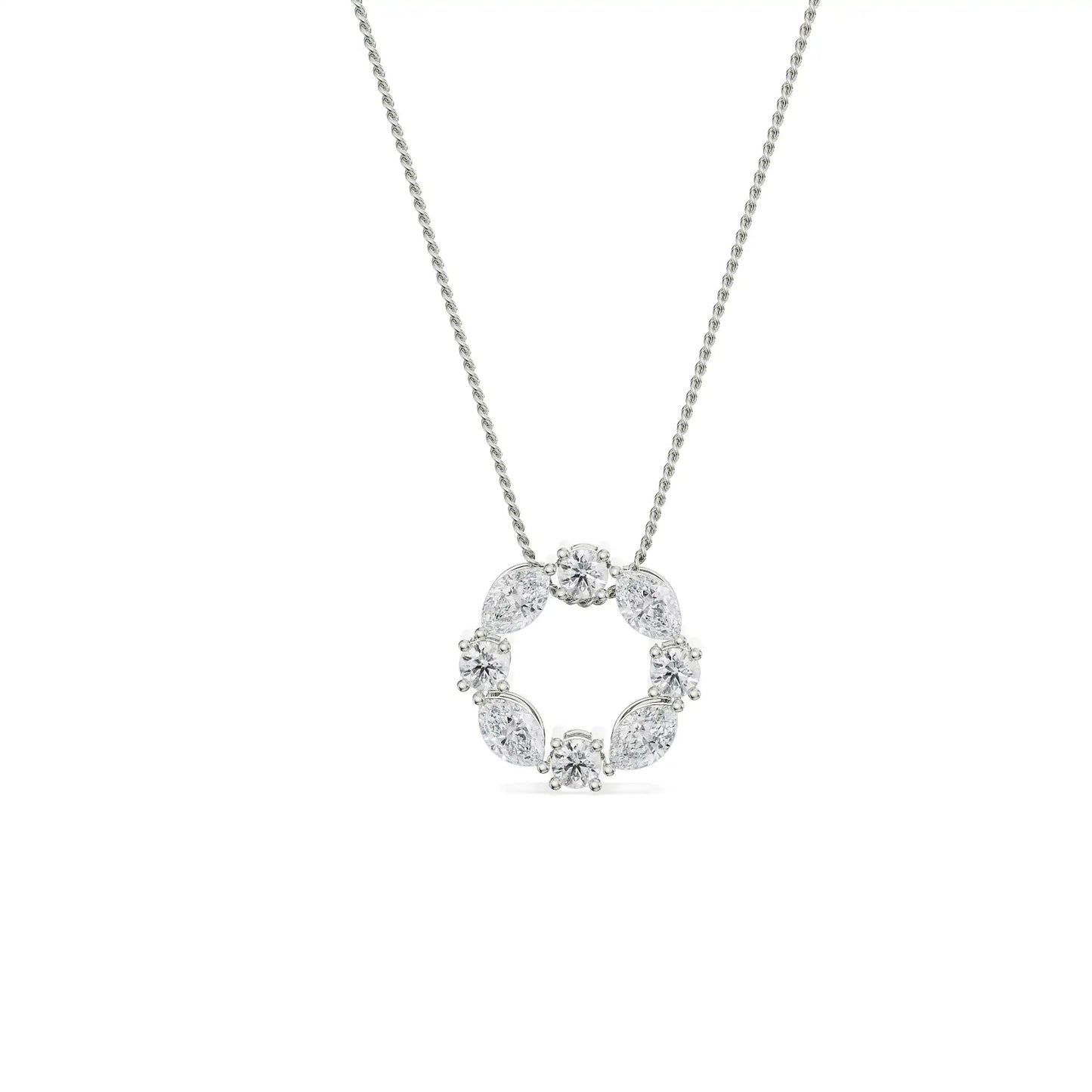 The Dewy Leafy Diamond Necklace