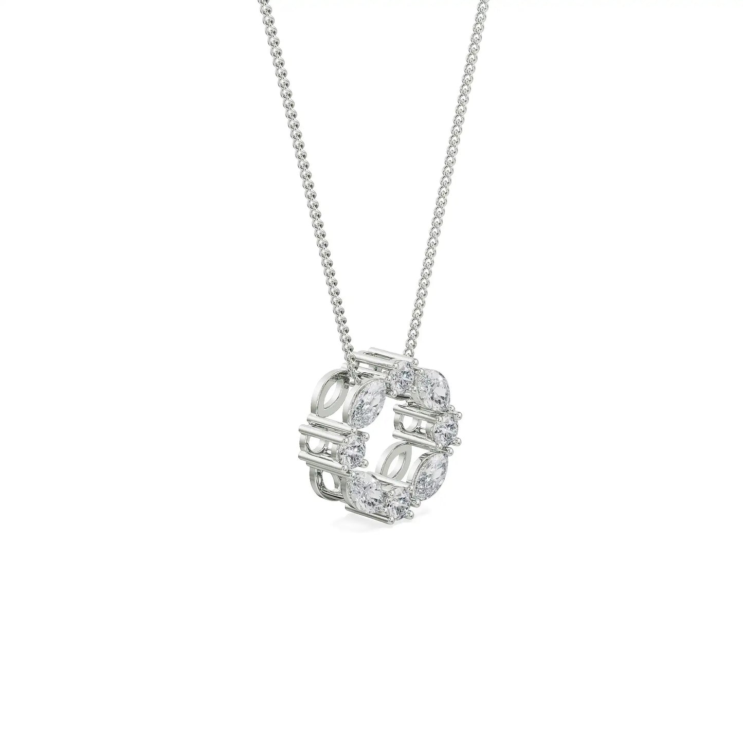 The Dewy Leafy Diamond Necklace