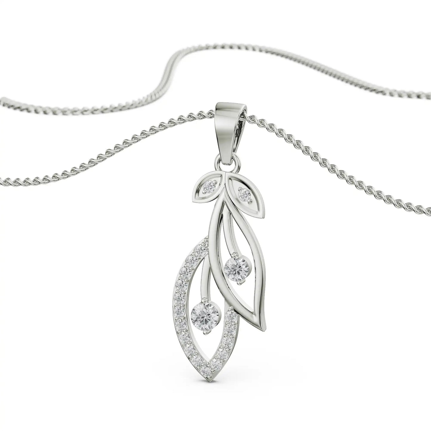 Dewy Leaf Necklace