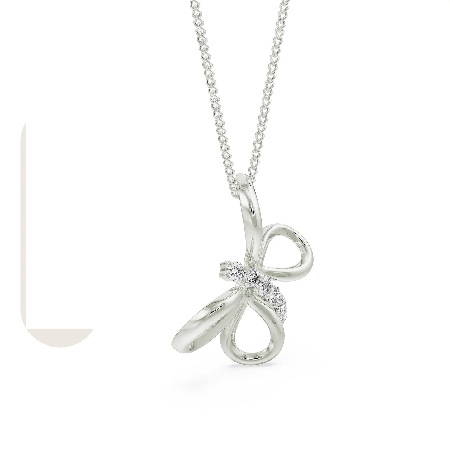 Diamond Butterfly Dream Necklace