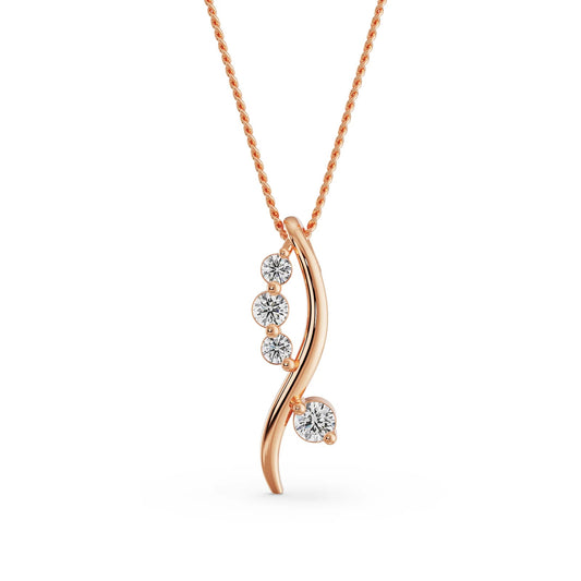 Quad Diamond Necklace