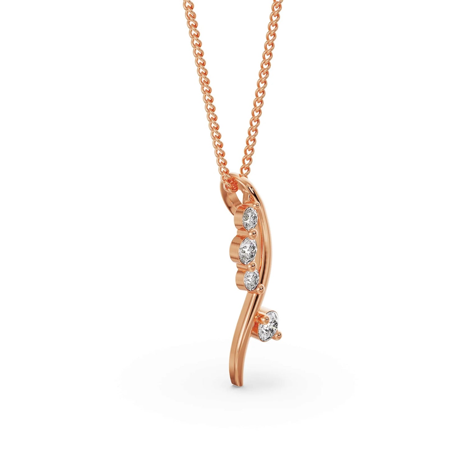 Quad Diamond Necklace