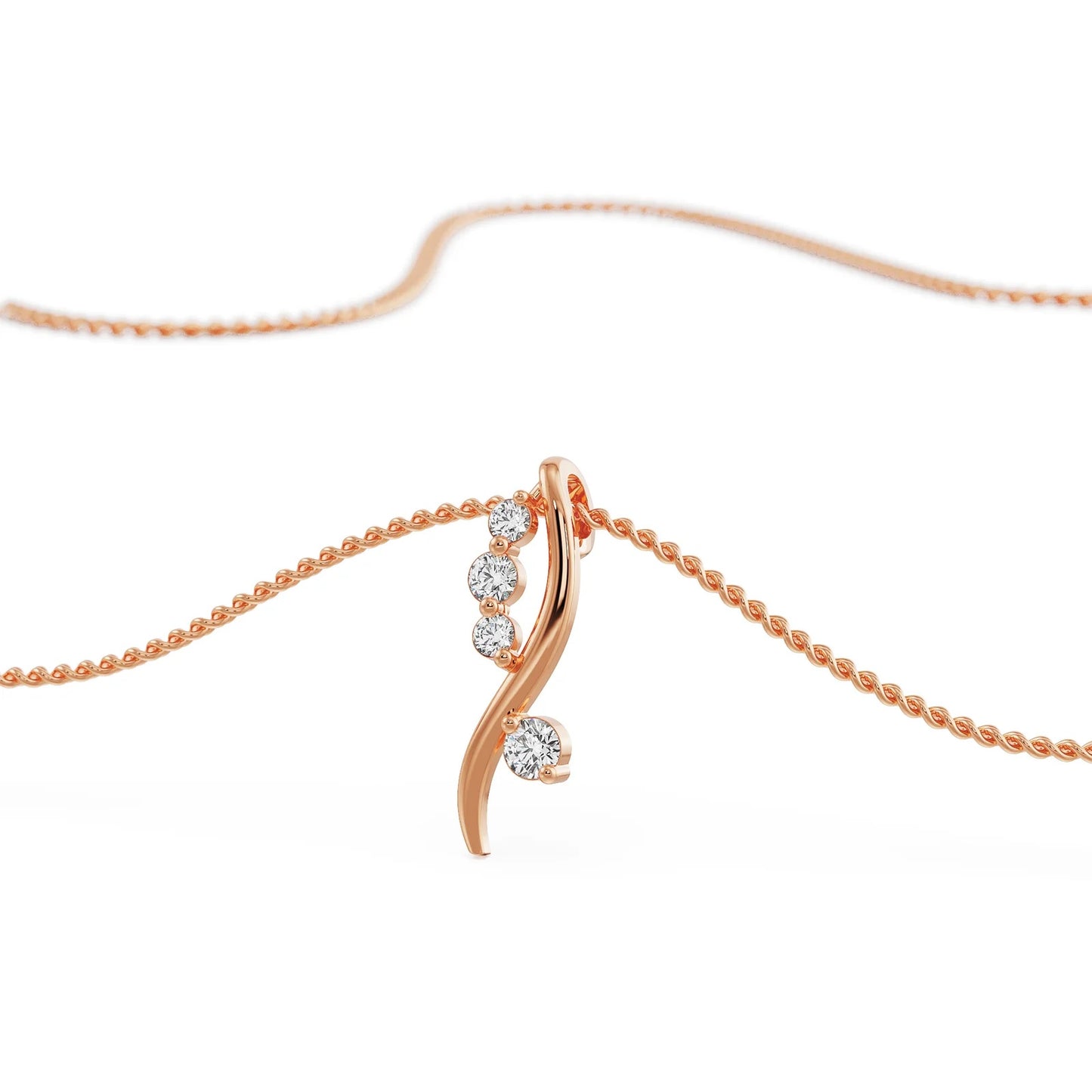 Quad Diamond Necklace