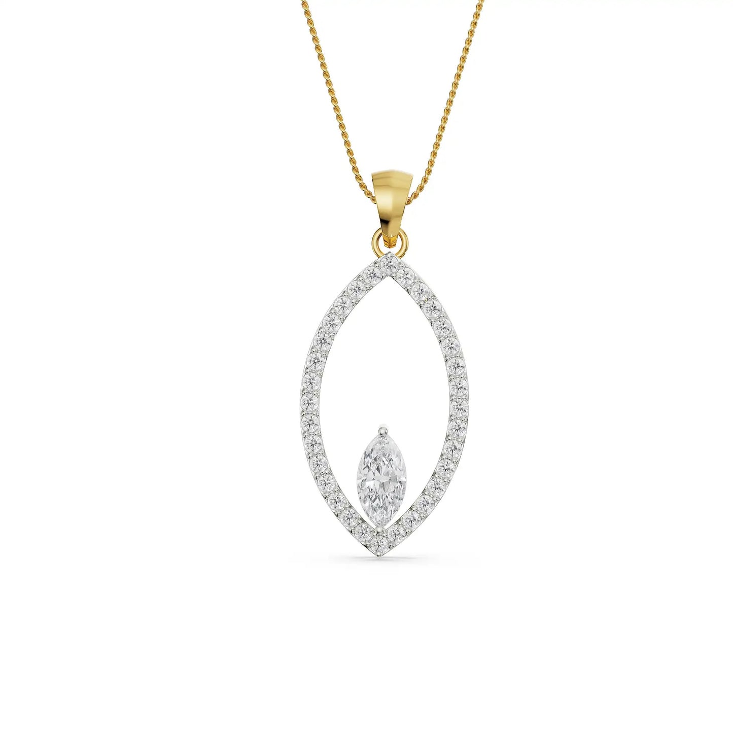 Marquise Diamond Necklace