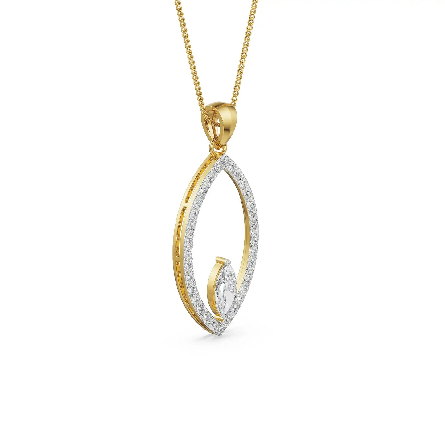 Marquise Diamond Necklace