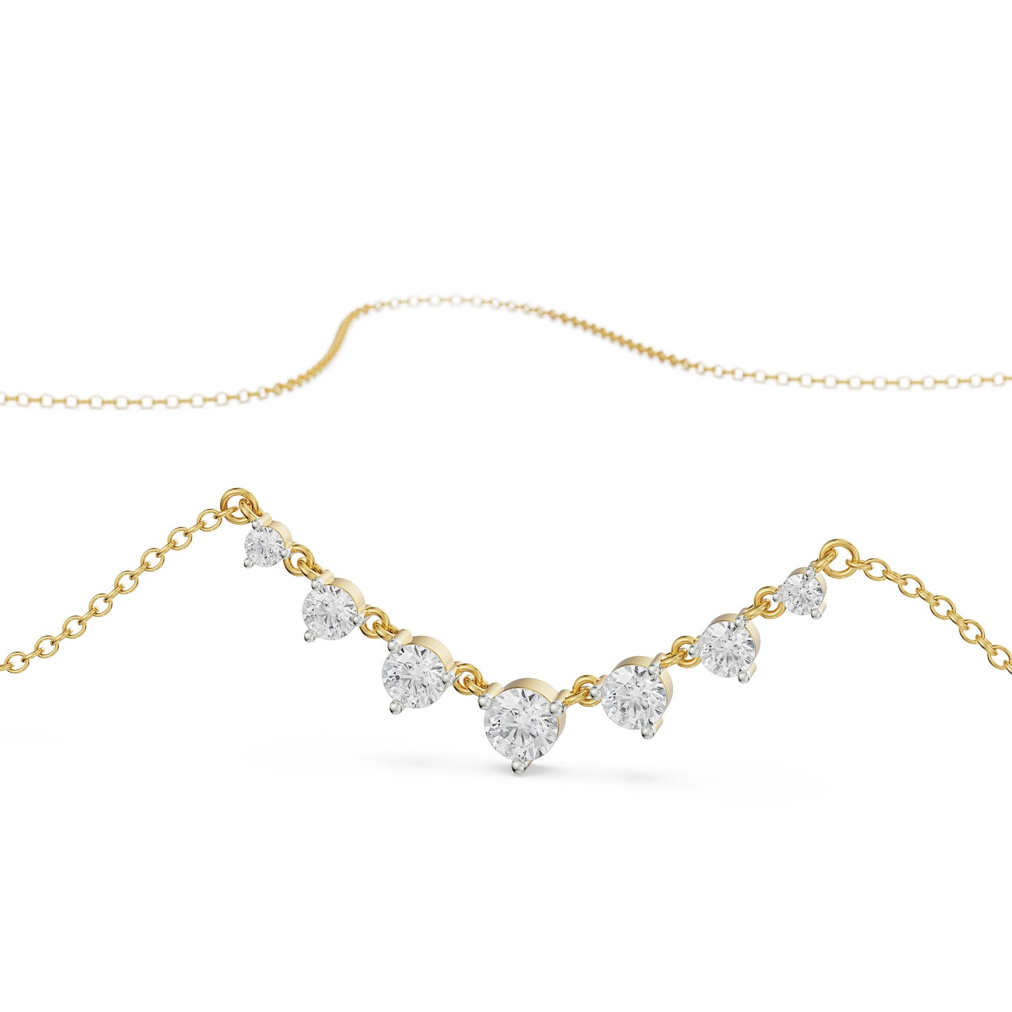 Minimalist Diamond Necklace