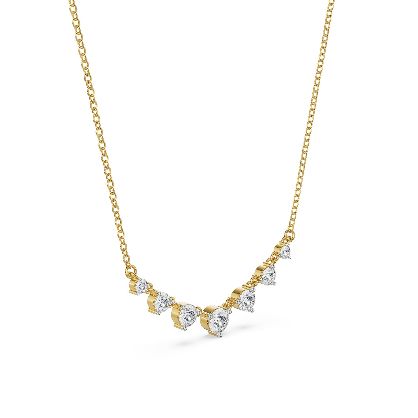 Minimalist Diamond Necklace