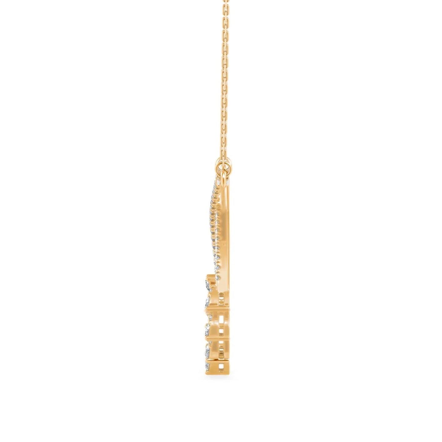 Tropical Twist Diamond Necklace