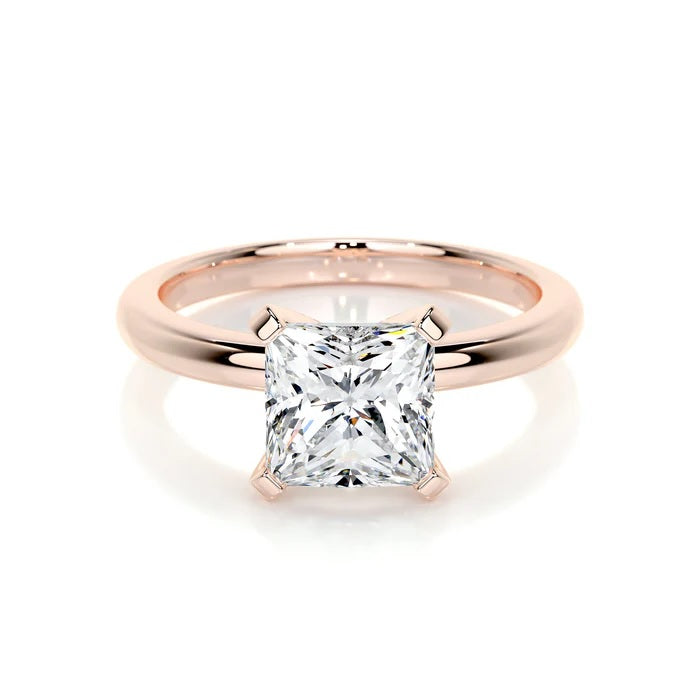 2 CT Solitaire Princess Diamond Ring