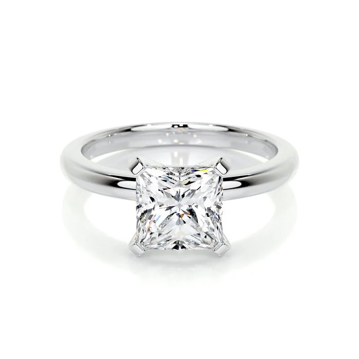 2 CT Solitaire Princess Diamond Ring