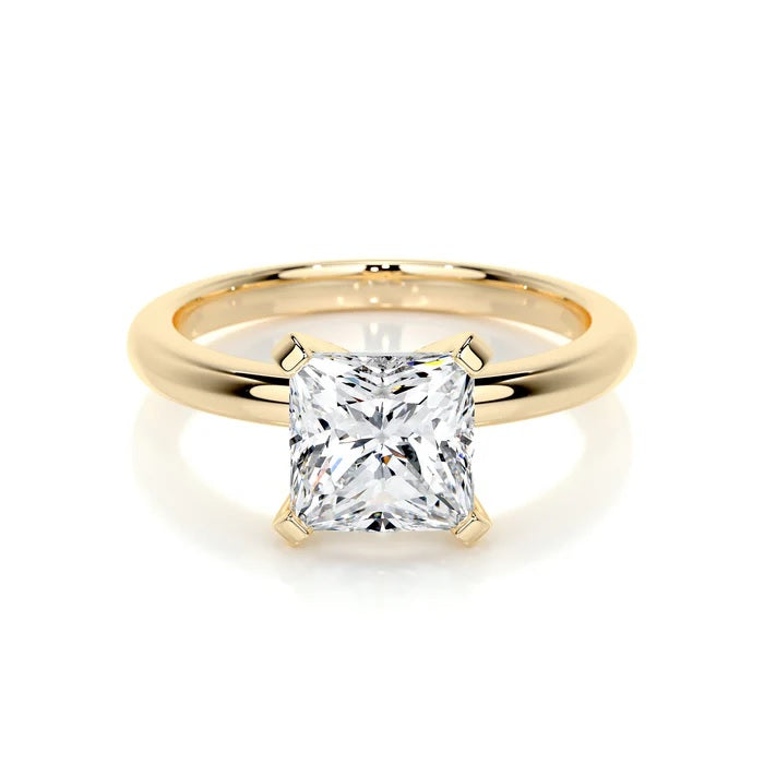 2 CT Solitaire Princess Diamond Ring