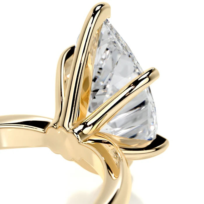 1 CT Solitaire Pear Cut Diamond Ring