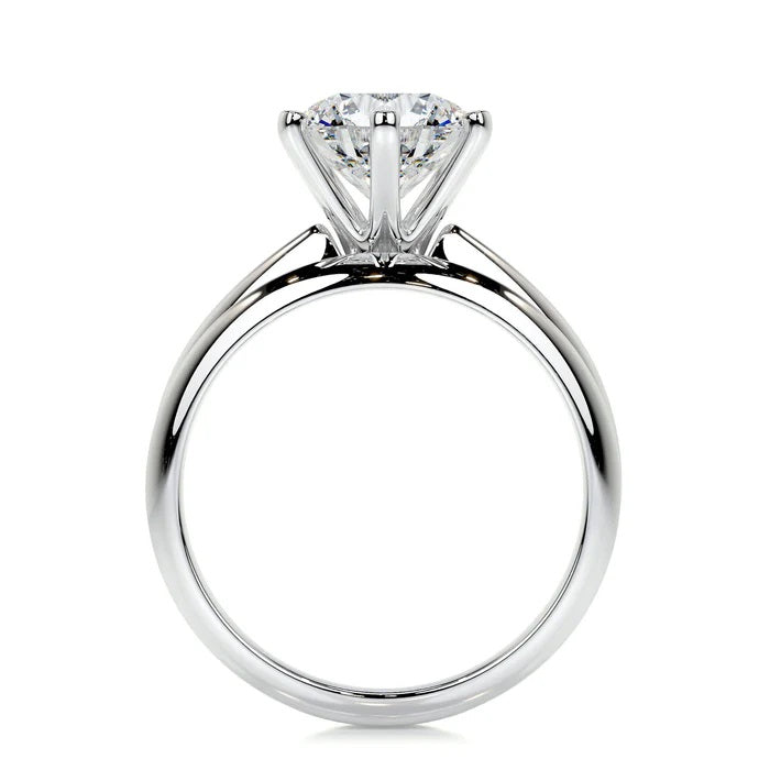 3 CT Brilliant Round Solitaire Diamond Ring with Matching Band