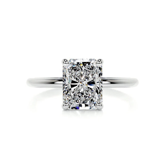 2 CT Solitaire Radiant Cut Diamond Ring