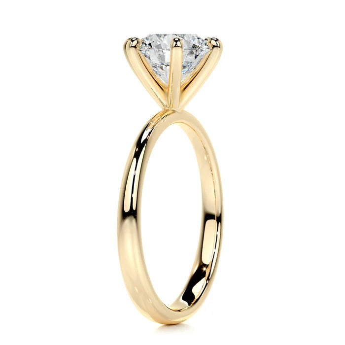 2 CT Brilliant Round Solitaire Diamond Rins For Women