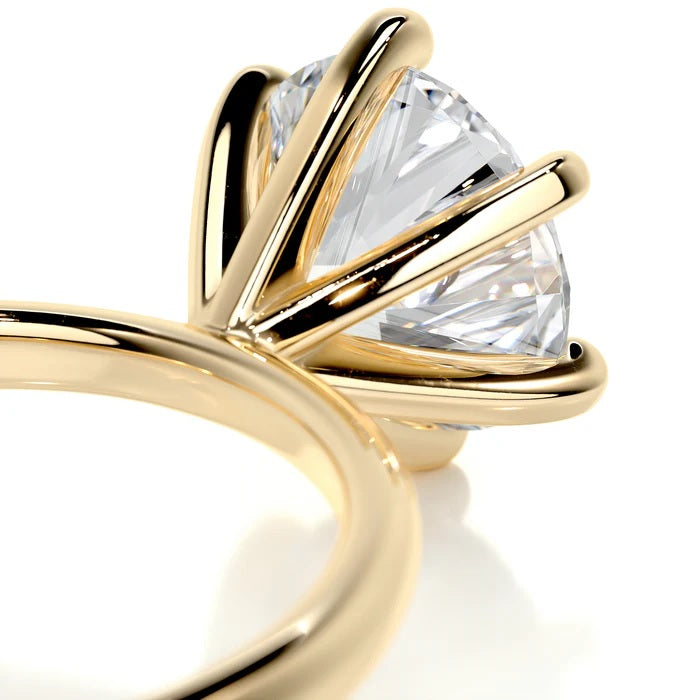 2 CT Brilliant Round Solitaire Diamond Rins For Women