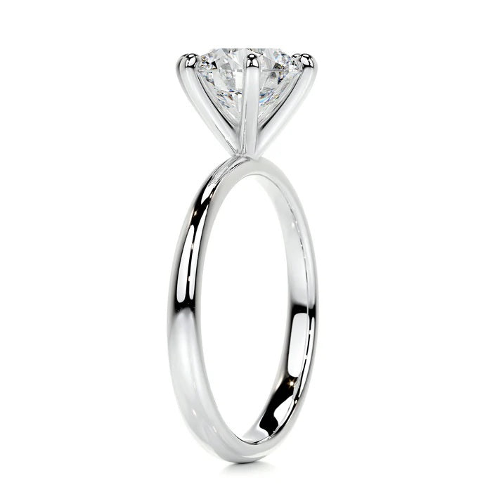 2 CT Brilliant Round Solitaire Diamond Rins For Women