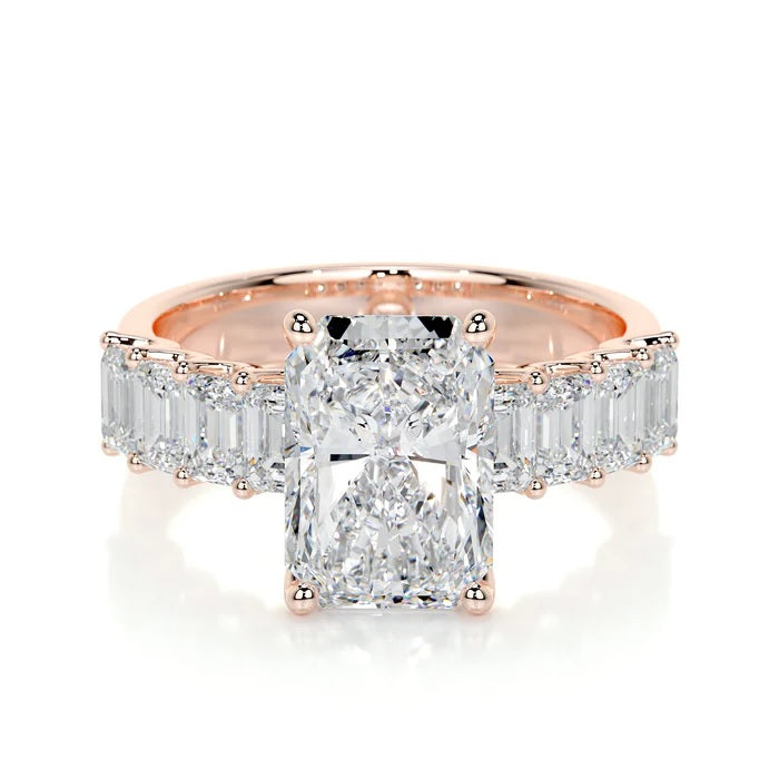 3 CT Radiant Accent Ring