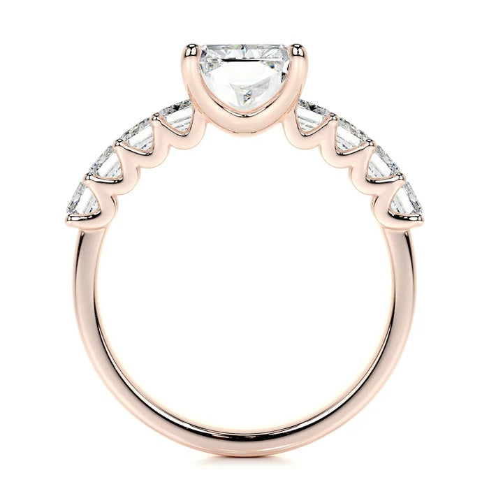 3 CT Radiant Accent Ring