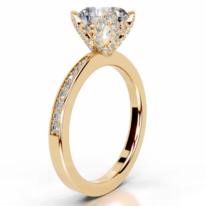 2.0 CT Brilliant Round Solitaire Diamond Ring