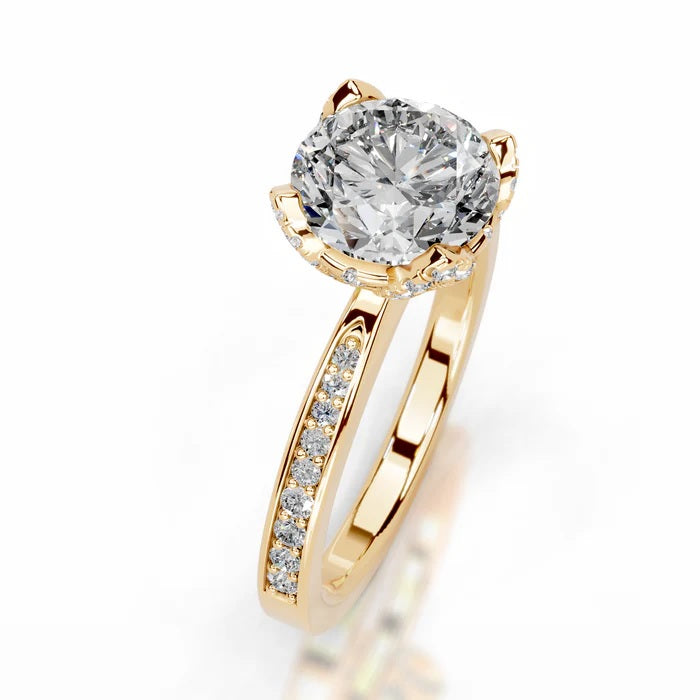 2.0 CT Brilliant Round Solitaire Diamond Ring
