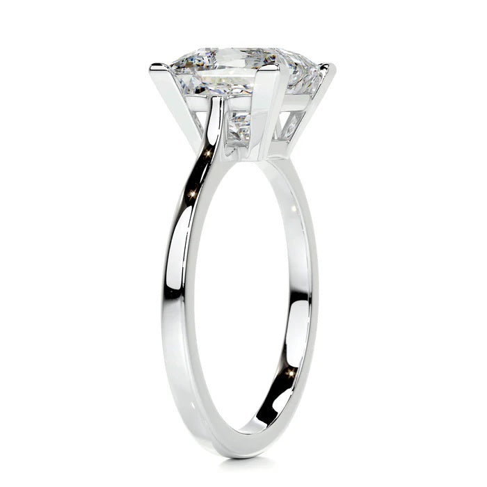 3 CT Princess Solitaire Diamond Ring