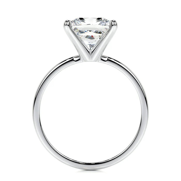 4 CT Solitaire Princess Ring