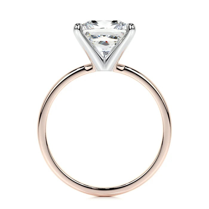 4 CT Solitaire Princess Ring