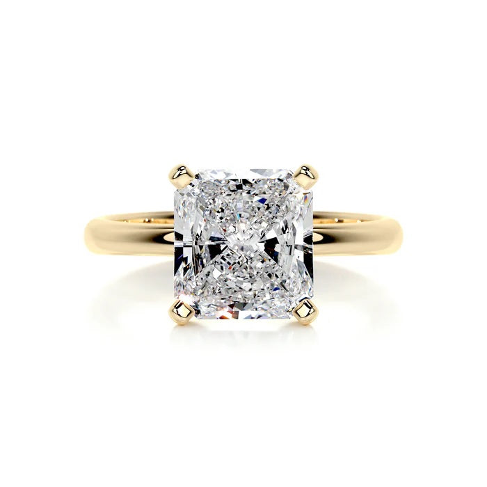 3 CT Princess Solitaire Ring