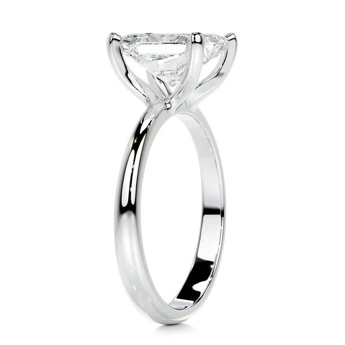 3 CT Princess Solitaire Ring
