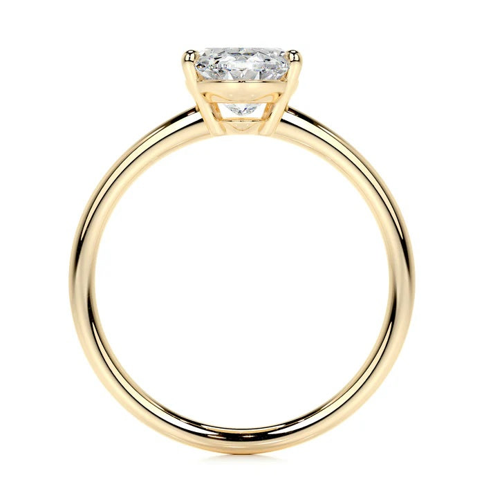 2 CT Solitaire Oval Diamond Ring